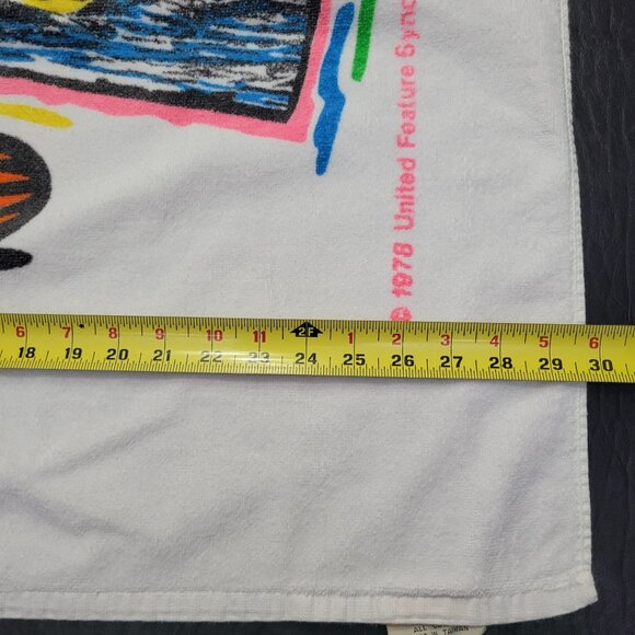 1978 Garfield The Cat Big Kahuna Beach Bath Towel Surf Cartoon‎ Vtg - Picture 15 of 16